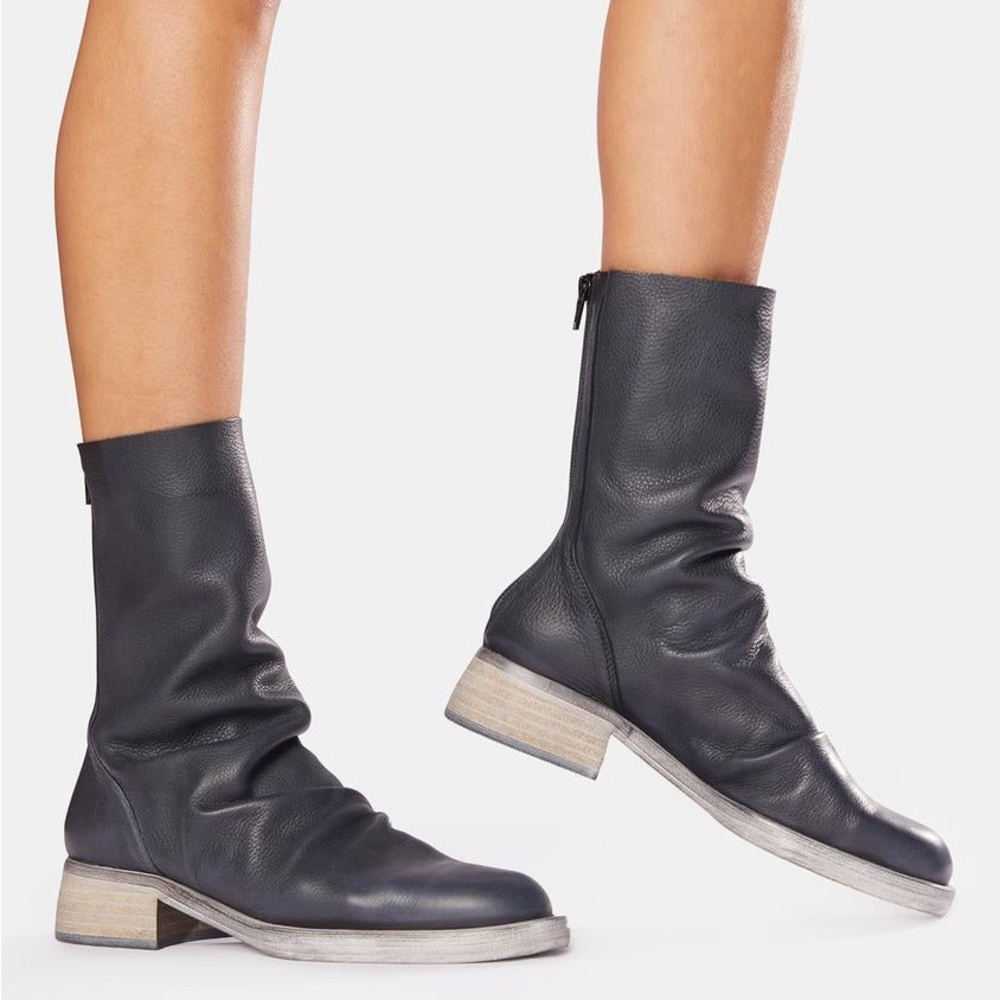 Free People Black Ankle Boots